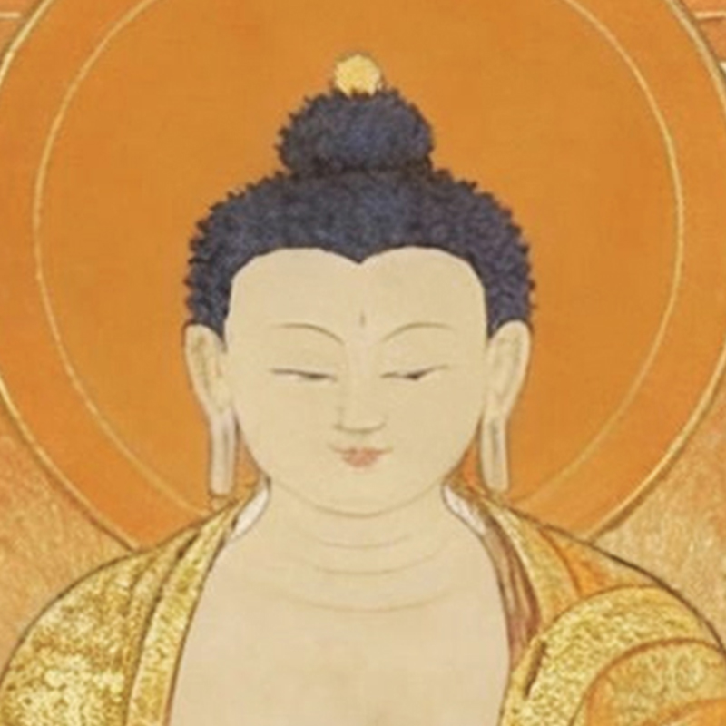 Amitayus Buddha of Boundless Life holding the vase of immortal