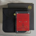 Amitayus portable acrylic block displayed with protective pouch and packaging box.